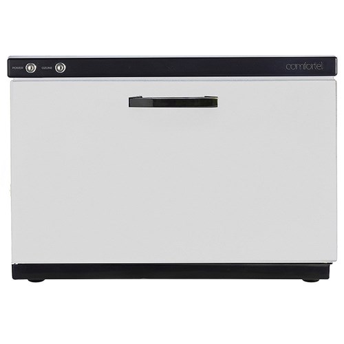 Hot Towel Cabinet - Off White Fits 12 Towels